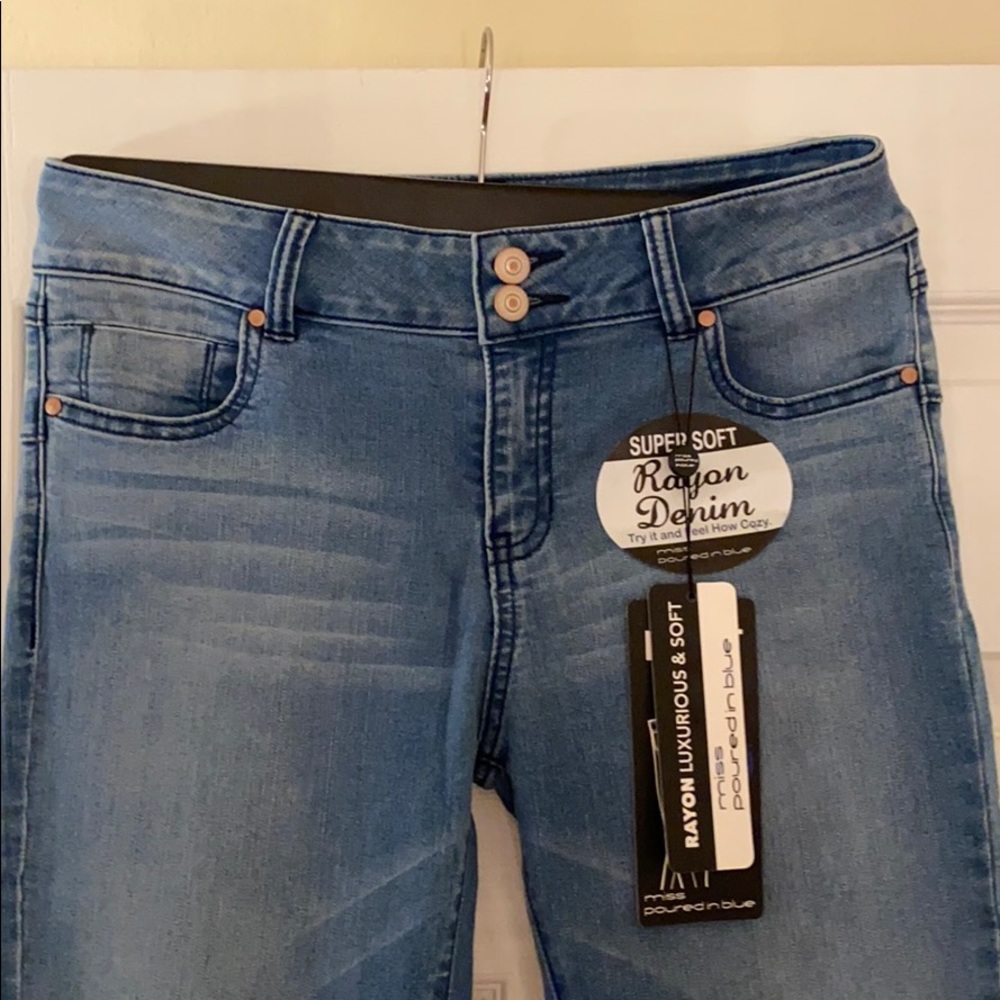 Poured in Blue Super Soft Rayon buttlifter